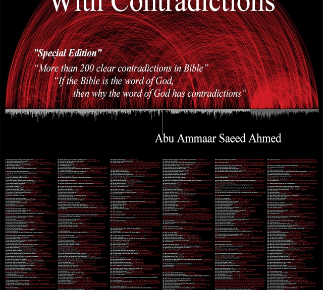 Corrupted Bible With Contradictions By Ammaar Saeed